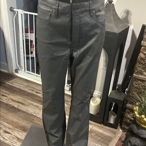 White House Black Market Charcoal Straight Leg Pants